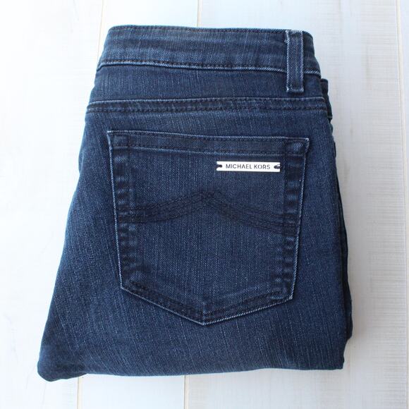 Michael Kors Mid Rise Boot Cut Jeans 8 - Picture 1 of 15